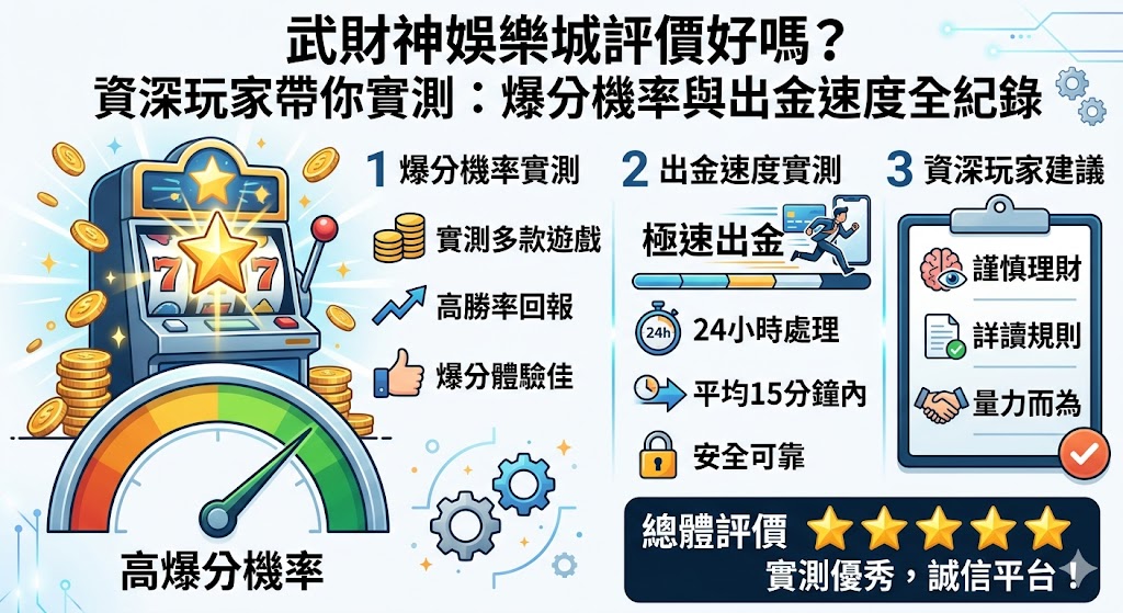 武財神娛樂城評價好嗎？資深玩家帶你實測：爆分機率與出金速度全紀錄